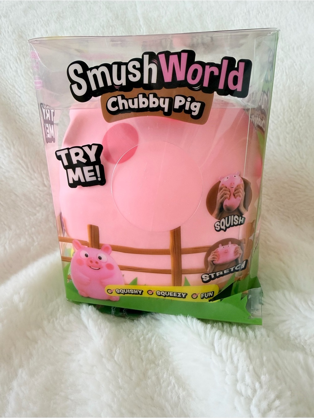 Crazy Fun Smush World Chubby Pig Squishy Fidget Toy - Viral - Five Below - Picture 3 of 7